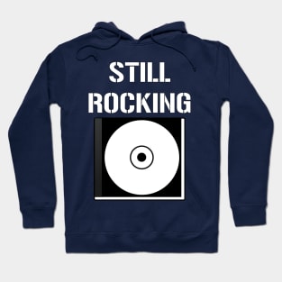 Classic Rock CD Compact Disc Funny 90's Vintage Musical Hoodie